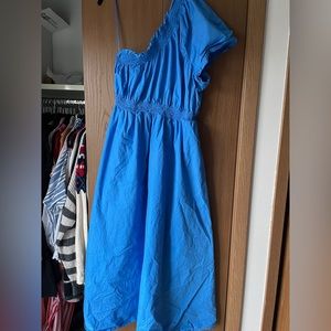 Bright Blue J Crew Dress